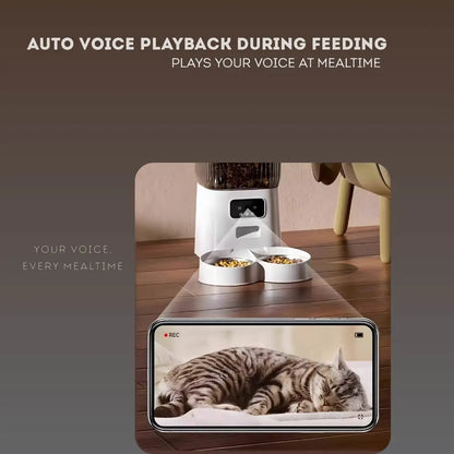 Mypetzi - Automatic Pet Feeder with Camera Wifi