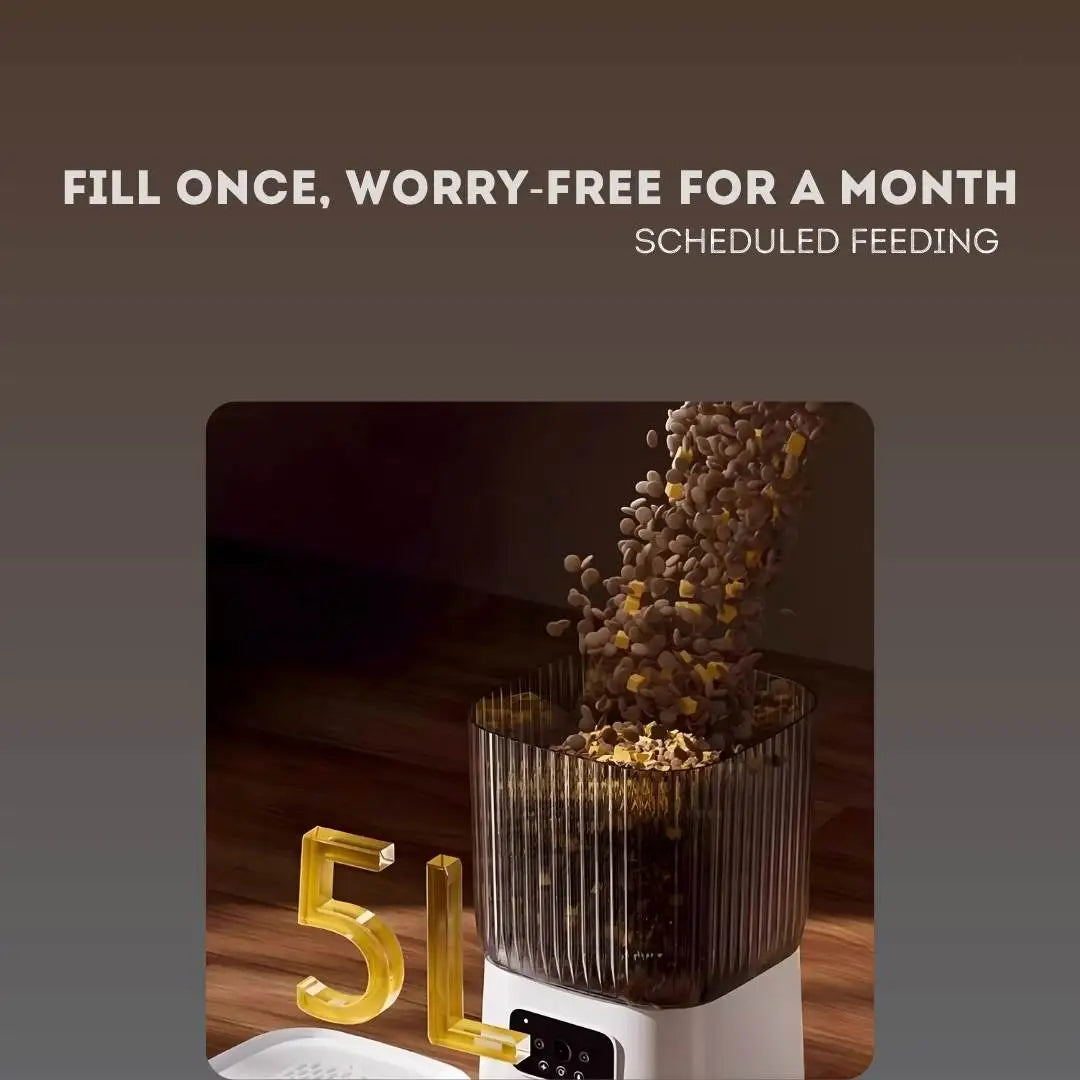 Mypetzi - Automatic Pet Feeder with Camera Wifi