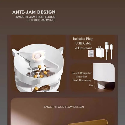 Mypetzi - Automatic Pet Feeder with Camera Wifi