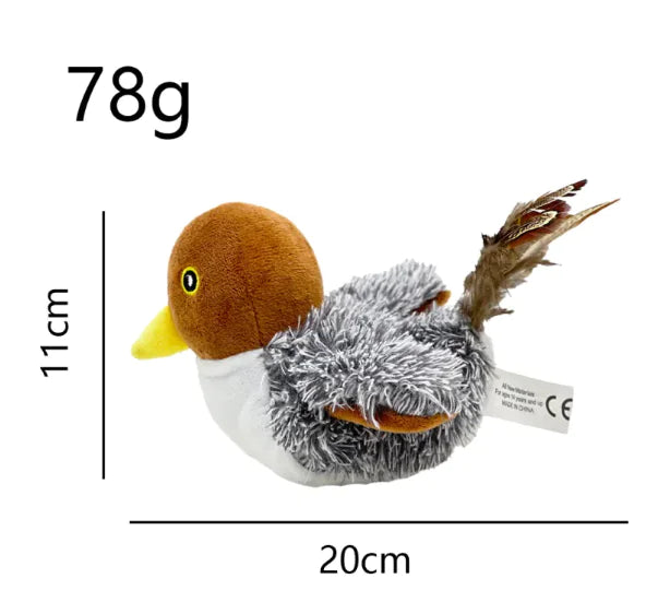 USB Rechargeable Interactive Flapping Bird Cat Toy