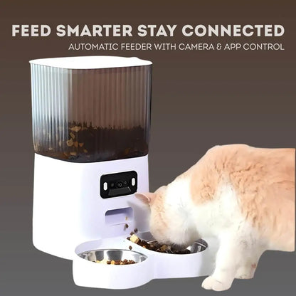 Mypetzi - Automatic Pet Feeder with Camera Wifi